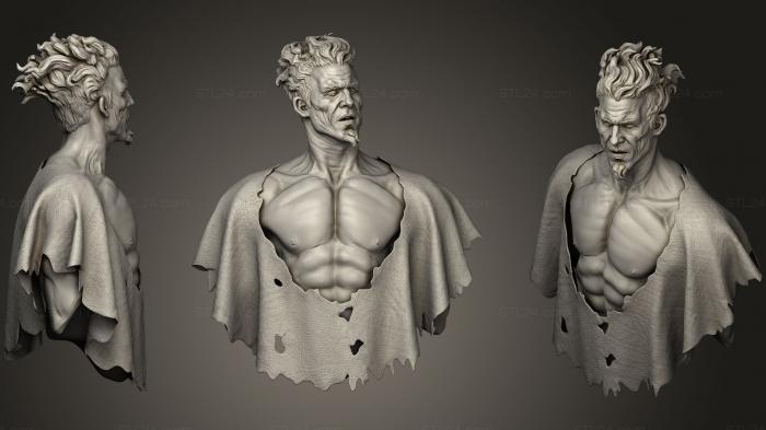 Скульптура мужского бюста